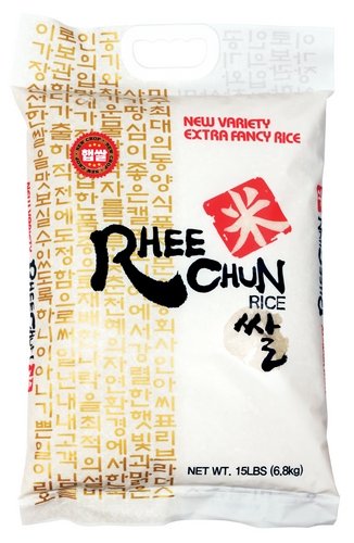 Book Cover Rhee Chun Extra Fancy New Variety Rice, 15 Pound