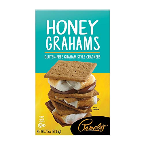Book Cover Pamela's Products Gluten Free Graham Crackers, Honey (Pack of 6)