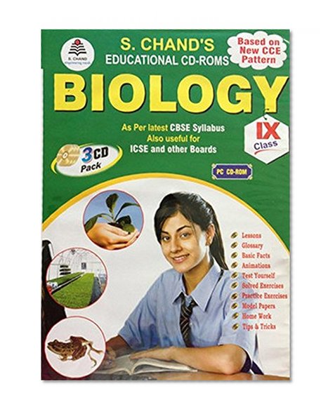 Book Cover S.Chand Class IX Biology CBSE (CD)