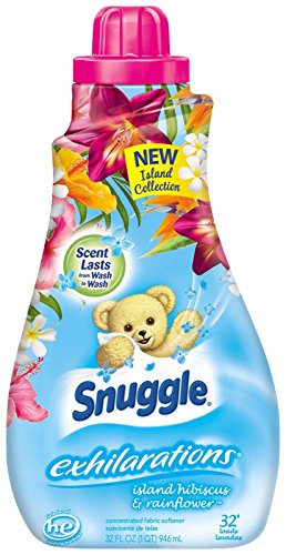 Book Cover Snuggle Exhilarations Concentrated Fabric Softener Liquid - Island Hibiscus & Rainflower - 32 oz