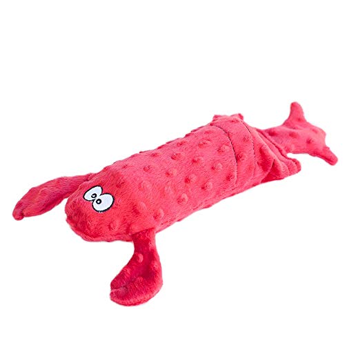 ZippyPaws - Bottle Crusherz, No Stuffing Dog Toy with Reusable Squeaker - Use Empty Water Bottles for Crunchy Chew Toys (Lobster)