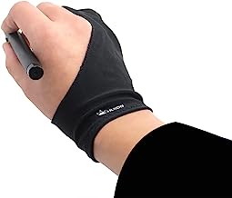 Book Cover Huion Artist Glove for Drawing Tablet (1 Unit of Free Size, Good for Right Hand or Left Hand) - Cura CR-01
