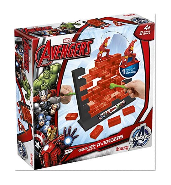 Lansay - 74925 - Jeu d'action Et De Réflexe - Tiens Bon - Avengers