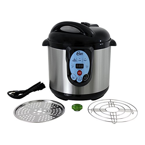 Carey DPC-9SS, Smart Pressure Canner & Cooker, Stainless Steel, 9.5 Quart