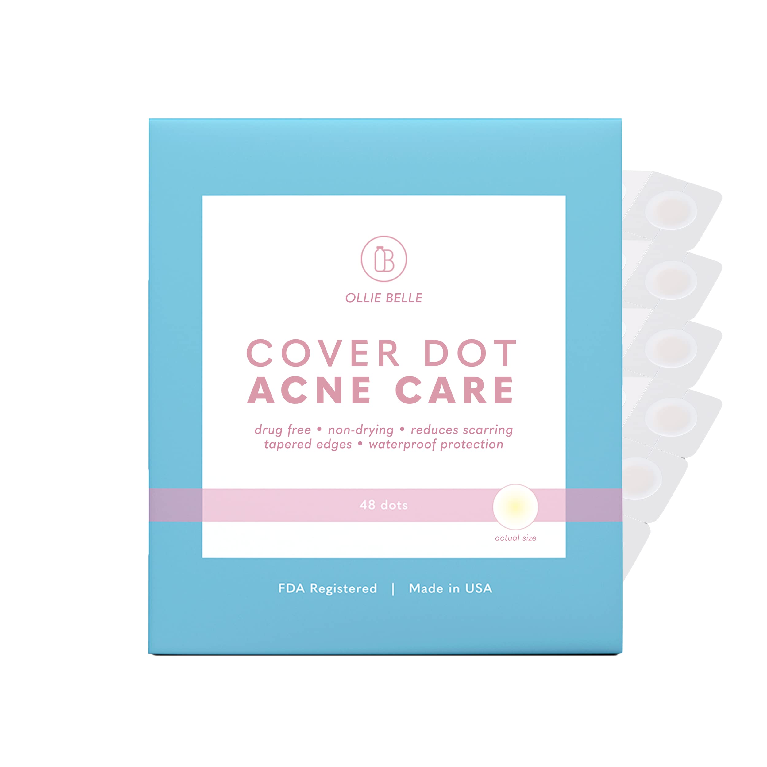 Book Cover SMARTMED Cover Dot Acne Care (48 dots) Skin Blemish Treatment with Hydrocolloid | Clear, Waterproof Patch | Oil and Pimple Absorbing 48 Count (Pack of 1)