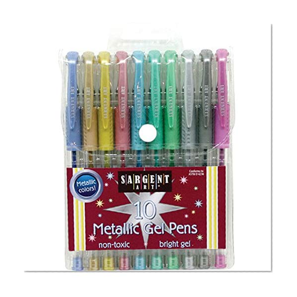 Sargent Art 22-1500 10-count Metallic Gel Pens