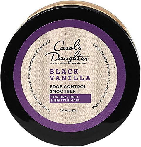 Book Cover Carol's Daughter Black Vanilla Moisture & Shine Edge Control Smoother For Dry Hair and Dull Hair, with Aloe and Honey, Clear Edge Smoother, Edge Tamer, 2 oz (Packaging May Vary)