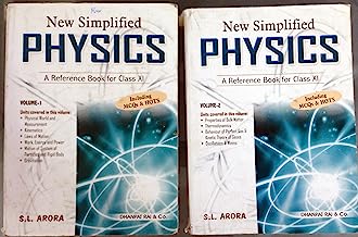 New Simplified Physics: A Reference Book for Class - Xi (2 Volume Set)