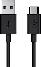 Belkin F2CU032bt06-BLK USB-IF Certified 2.0 USB-A to USB-C (USB Type C) Charge Cable, 6 Feet / 1.8 Meters