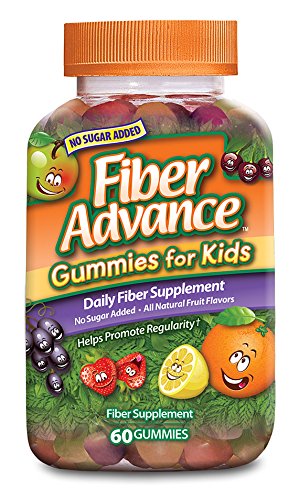 Book Cover FiberAdvance for Kids Gummies, 60 Count (Pack of 3)