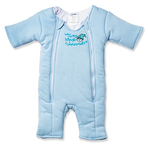 Book Cover Baby Merlin's Cotton Magic Sleepsuit (Blue- 3-6 Months)
