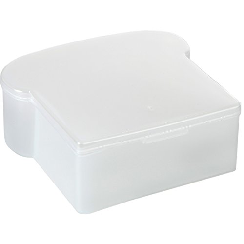 Book Cover HOME-X Plastic Food Storage Container for Lunch, Reusable Sandwich Box for Meal Prep