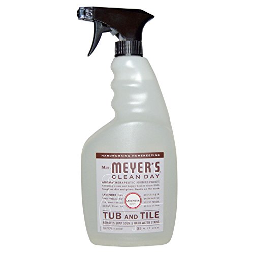 Mrs. Meyer's Tub and Tile Cleaner, Lavender, 33 Fluid Ounce (Pack of 2)