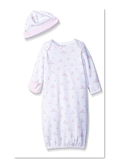 Little Me Girls' 2-Piece Gown & Hat Set