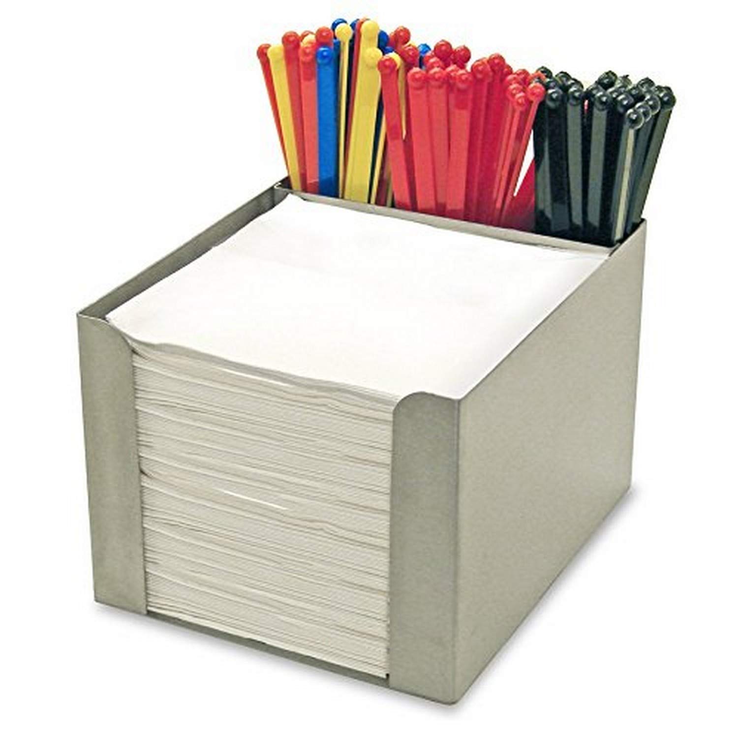 Co-Rect Stainless Steel Square Napkin Holder, 6.5" by 5" by 3.5", Chrome Small