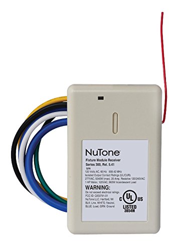 Book Cover NuTone NFS20Z Smart Z-Wave Enabled Isolated Fixture Mounted Control, White