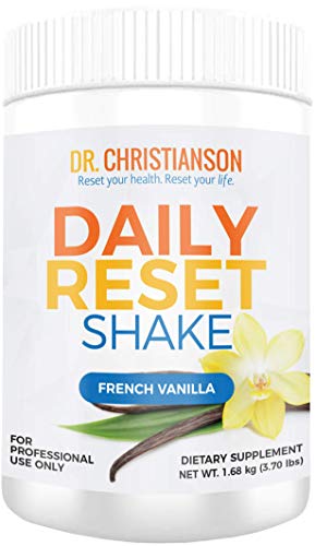Book Cover Dr. Christianson Daily Reset Shake, Vanilla Pea Protein Powder (28 Servings, 3.7 Pounds)