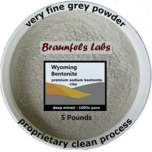 5 Pounds - 100% Pure Bentonite Clay
