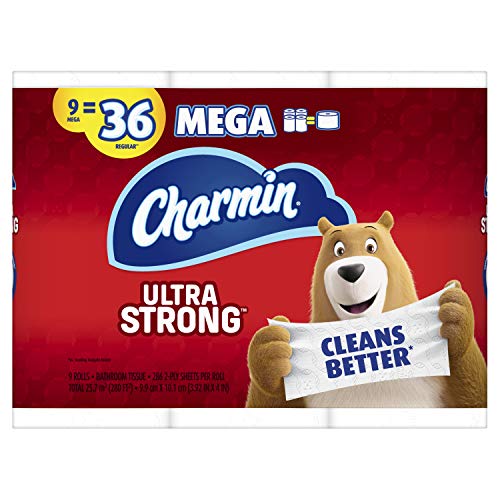 Charmin Ultra Strong Toilet Paper 9 Mega Roll