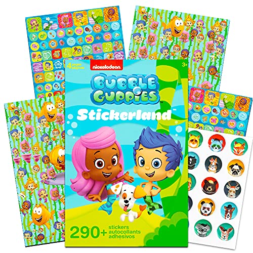 Book Cover Bubble Guppies Stickers ~ 290 Reward Stickers