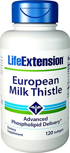 Life Extension European Milk Thistle-Advanced Phospholipid Delivery, 120 Softgels