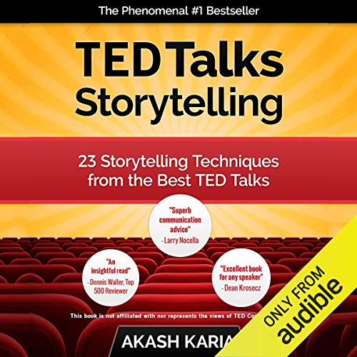 Book Cover TED Talks Storytelling: 23 Storytelling Techniques from the Best TED Talks