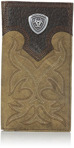 Ariat Men's Boot-Embroidery Rodeo Brown Wallet