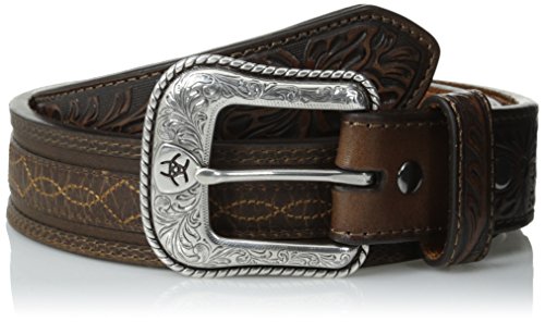 Ariat Men's Stitch Design Overlay Belt