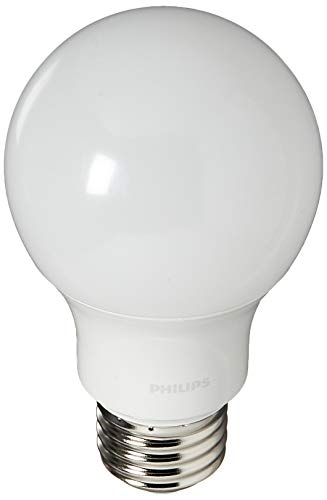 Philips New 60-Watt Equivalent A19 LED Light Bulb Soft White - 2700K - 4 Pack
