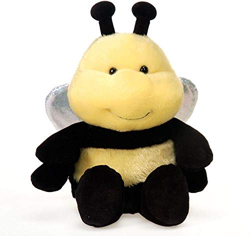 Book Cover Fiesta Toys Lil' Buddies Bee Stuffed Animal Beanbag Toy - 5 Inches
