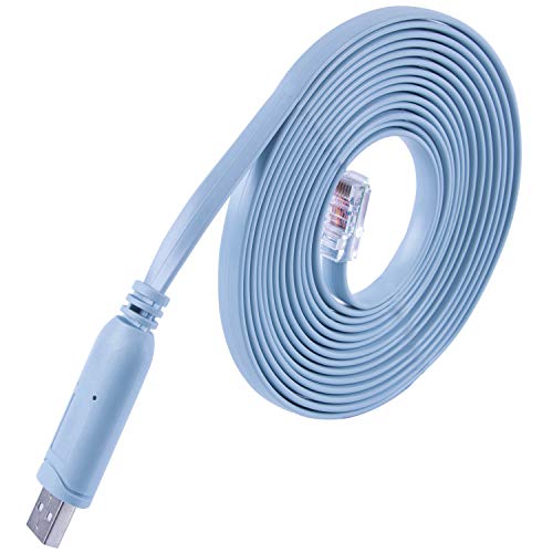 Green-utech 12ft USB Rs232 - Rj45 Adapter for Cisco Router Console Cable