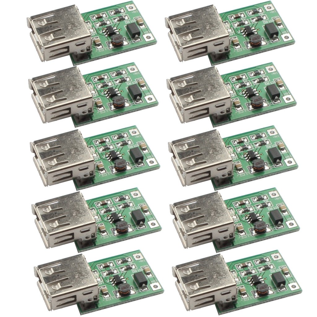 DAOKI 10PCS PFM Control DC-DC Converter Step Up Boost Module 600MA USB Charger 0.9V-5V to 5V Power Supply Module