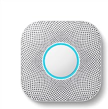 Book Cover Google Nest Protect - Smoke Alarm - Smoke Detector and Carbon Monoxide Detector - Battery Operated , White - S3000BWES