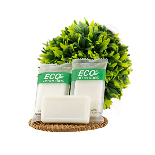 Book Cover ECO amenities Travel size 0.5oz hotel soap in bulk, 400 Packs