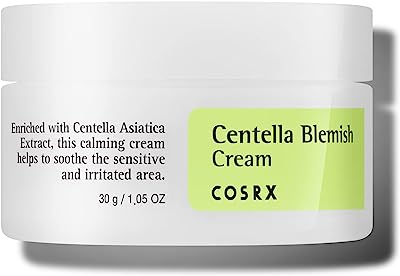 Book Cover COSRX Centella Blemish Cream, 1.05 fl.oz / 30g | Centella | Korean Skin Care, Vegan, Cruelty Free, Paraben Free