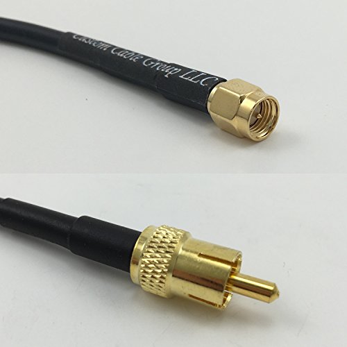 3 feet RG58 SMA Male to RCA Male Pigtail Jumper RF coaxial Cable 50ohm Quick USA Shipping