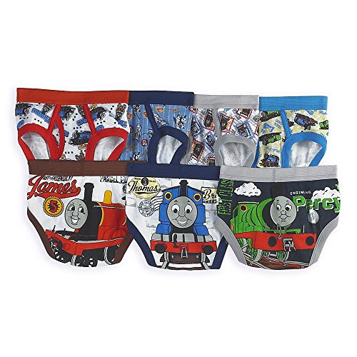 Book Cover Thomas The Tank Engine Train Toddler Boys' 7 Pack Underwear Briefs â€¦ - Multi - 2 Years-3 Years
