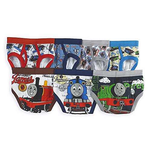 Thomas The Tank Engine Train Toddler Boys' 7 Pack Underwear Briefs â€¦ - Multi - 2 Years-3 Years