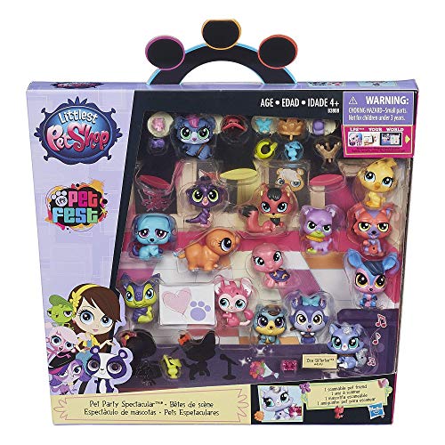 Book Cover Littlest Pet Shop Party Spectacular Collector Pack Toy, Includes 15 Pets, Ages 4 and Up (Amazon Exclusive)