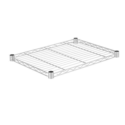 Honey-Can-Do SHF350C1824 Steel Wire Shelf for Urban Shelving Units, 350lbs Capacity, Chrome, 18Lx24W