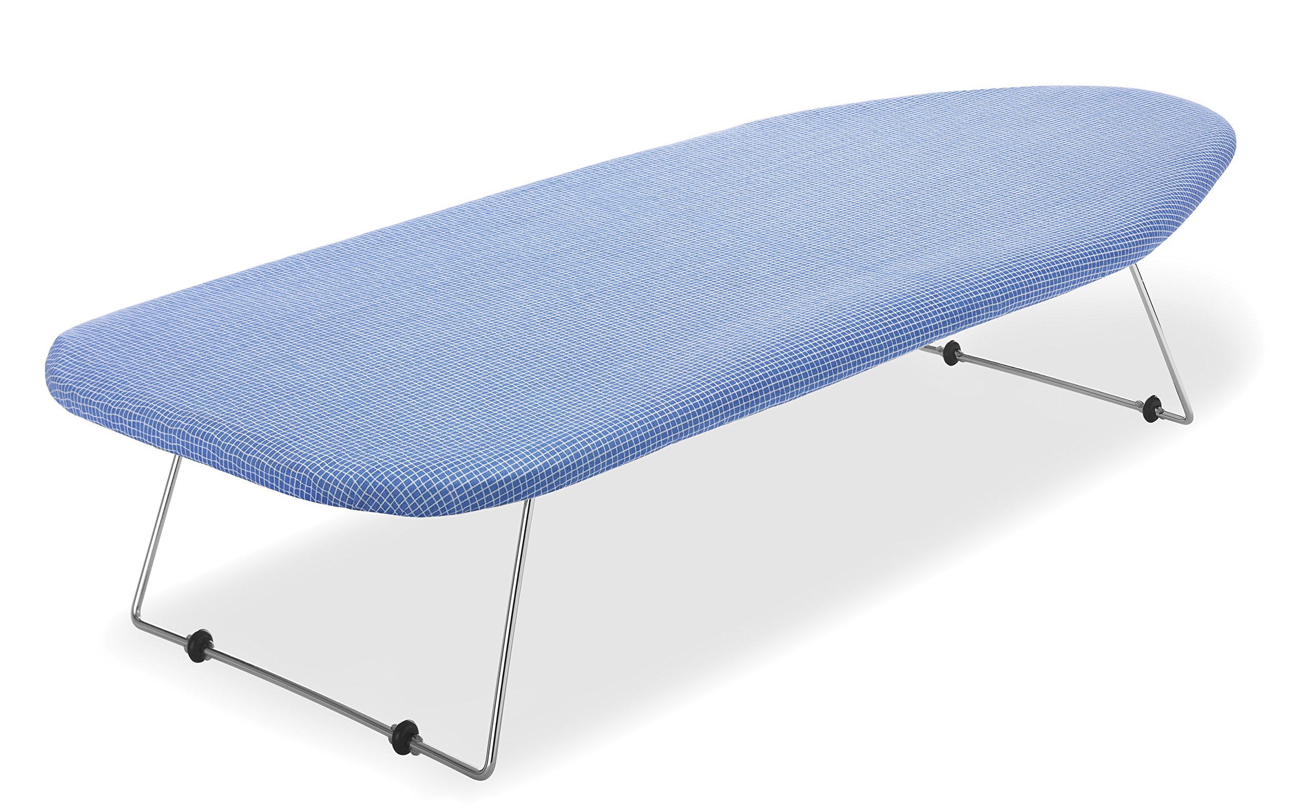 Book Cover Whitmor Tabletop Ironing Board with Scorch Resistant Cover Blue