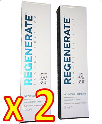 Book Cover Regenerate Enamel Science Advanced Toothpaste (75ml) (Pack of 2)