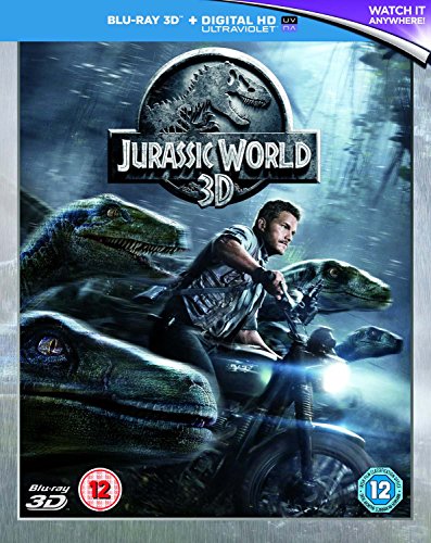 Book Cover Jurassic World (Blu-ray 3D) [2015] [Region Free]