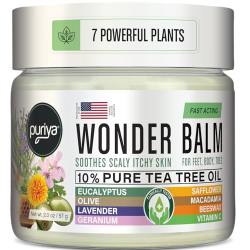 BEST Antifungal Balm, Natural formula for Athletes Foot, Ringworm, Jock Itch and Fungal Infections. Effectively Soothes Itchy, Scaly or Cracked Skin. Better Than OTC Treatment. Satisfaction Guarantee