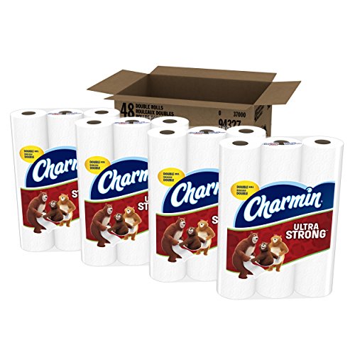 Book Cover Charmin Ultra Strong Toilet Paper, Double Rolls, 48 Count by Charmin
