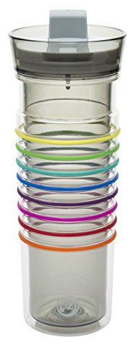 Zak Designs HydraTrak 20 oz. Double Wall Tumbler with Lever Lid, Ghost