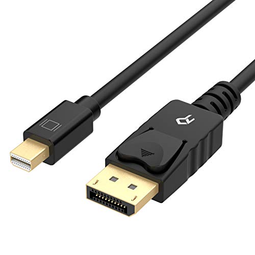 Book Cover Rankie Mini DisplayPort to DisplayPort Cable, Mini DP to DP, 4K Ready, Gold Plated, 6 Feet