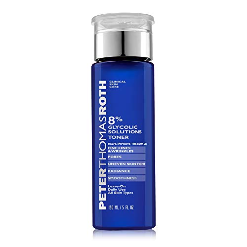 Book Cover Peter Thomas Roth 8% Glycolic Solutions Toner, Exfoliating Toner with Glycolic Acid and Witch Hazel, Helps Brighten, Clarify and Smooth Skin's Appearance