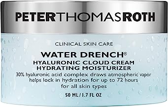 Peter Thomas Roth Water Drench Hyaluronic Cloud Cream Hydrating Moisturizer for Face, Up to 72 Hours of Hydration for More Youthful-Looking Skin, Fragnance Free, 1.69 Fl Oz