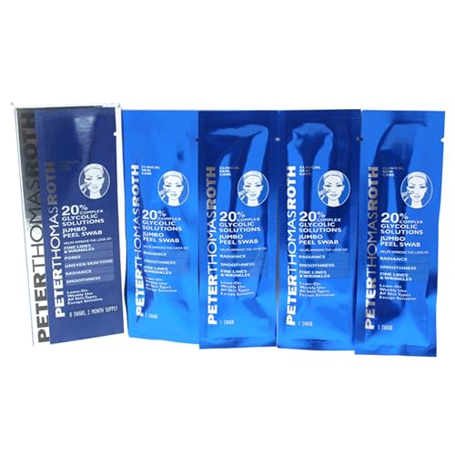 PETER THOMAS ROTH - 20 Percent Complex Glycolic Solutions Jumbo Peel Swab (8 Swabs)
